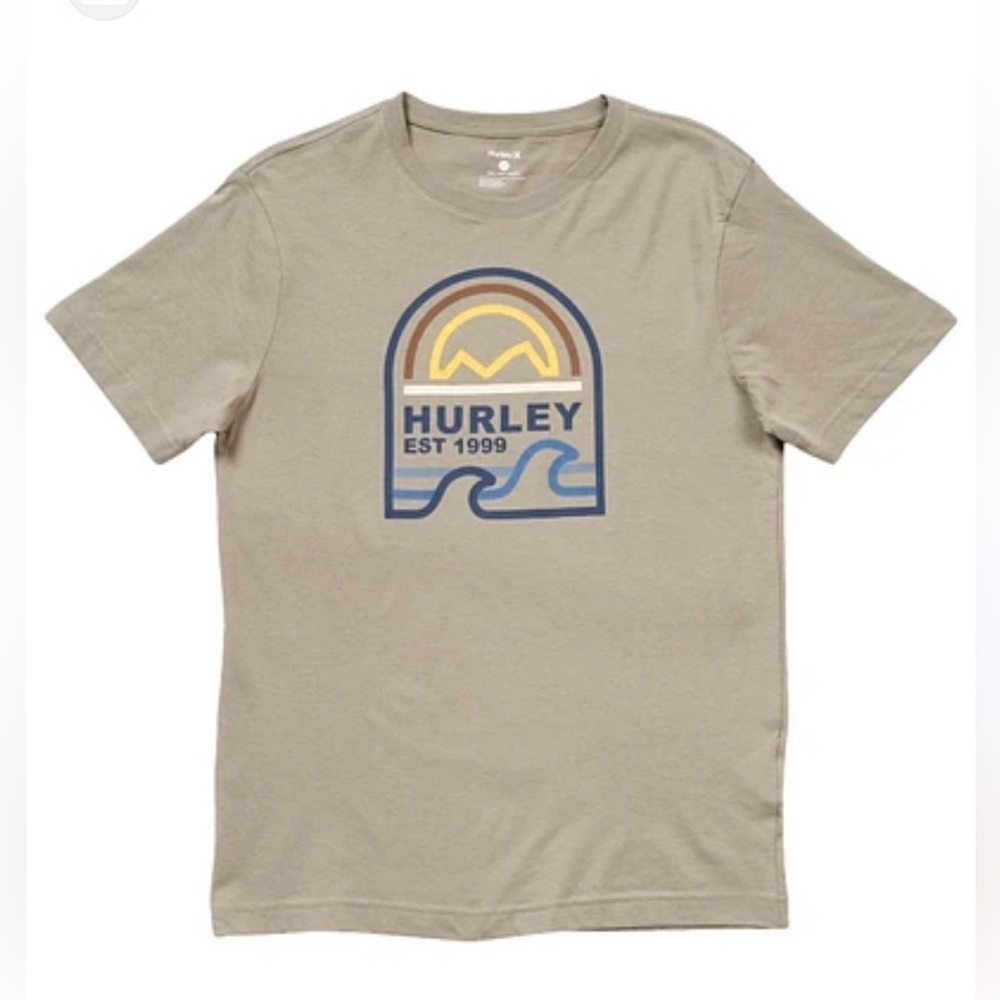 Men’s Hurley T-Shirt with Logo, size XL SURF SUMMER BEACH